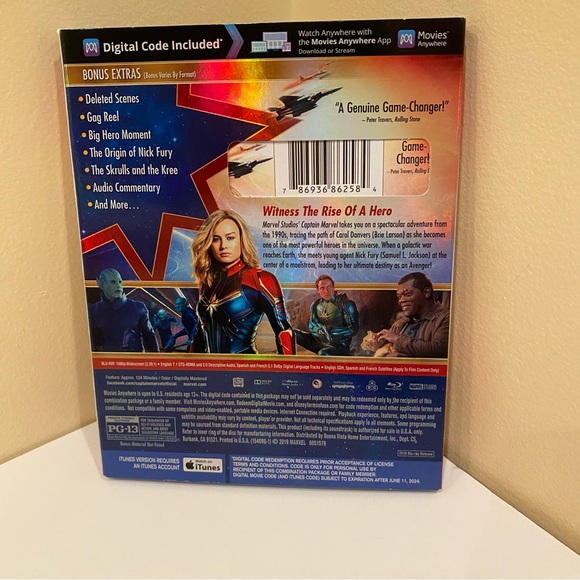 Captain Marvel Blu-Ray - Picture 3 of 3